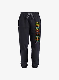 Sesame Street Vertical Name Jogger Sweatpants
