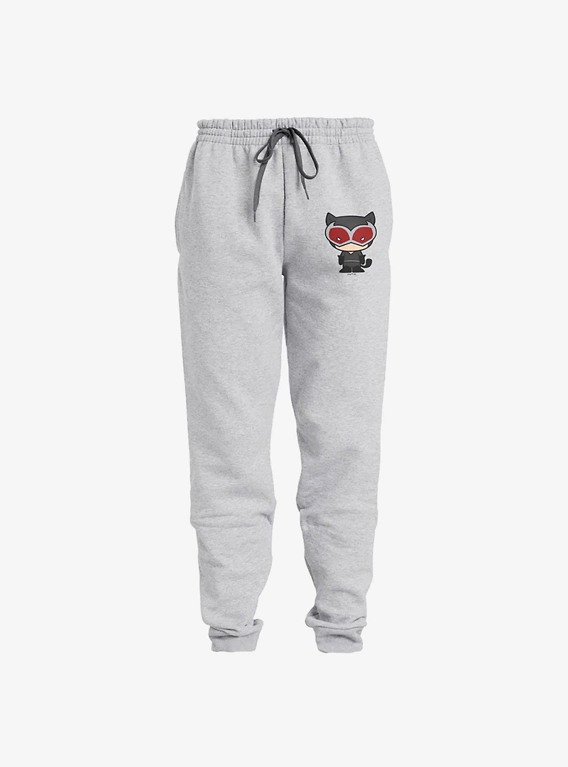 DC Comics Catwoman Cute Chibi Character Jogger Sweatpants