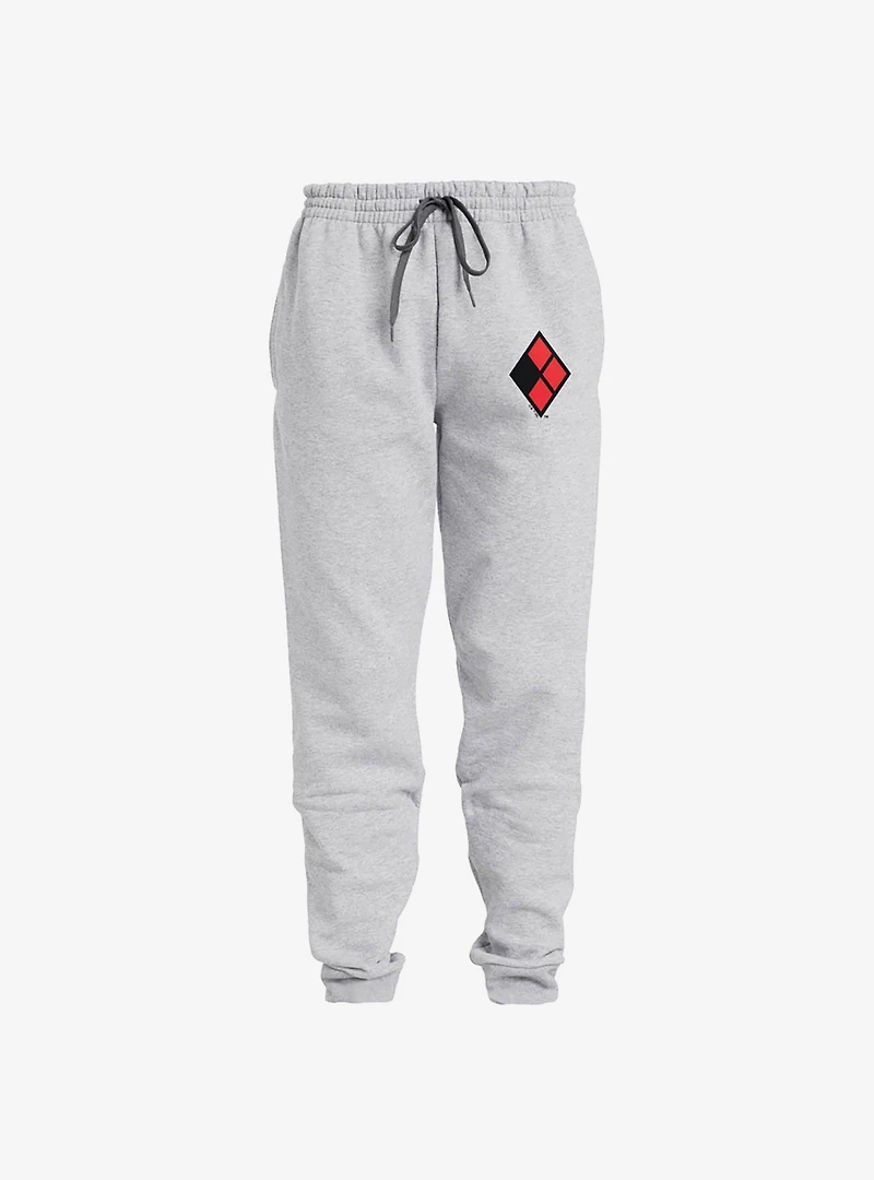 DC Comics Harley Quinn Diamond Logo Jogger Sweatpants