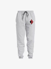 DC Comics Harley Quinn Diamond Logo Jogger Sweatpants