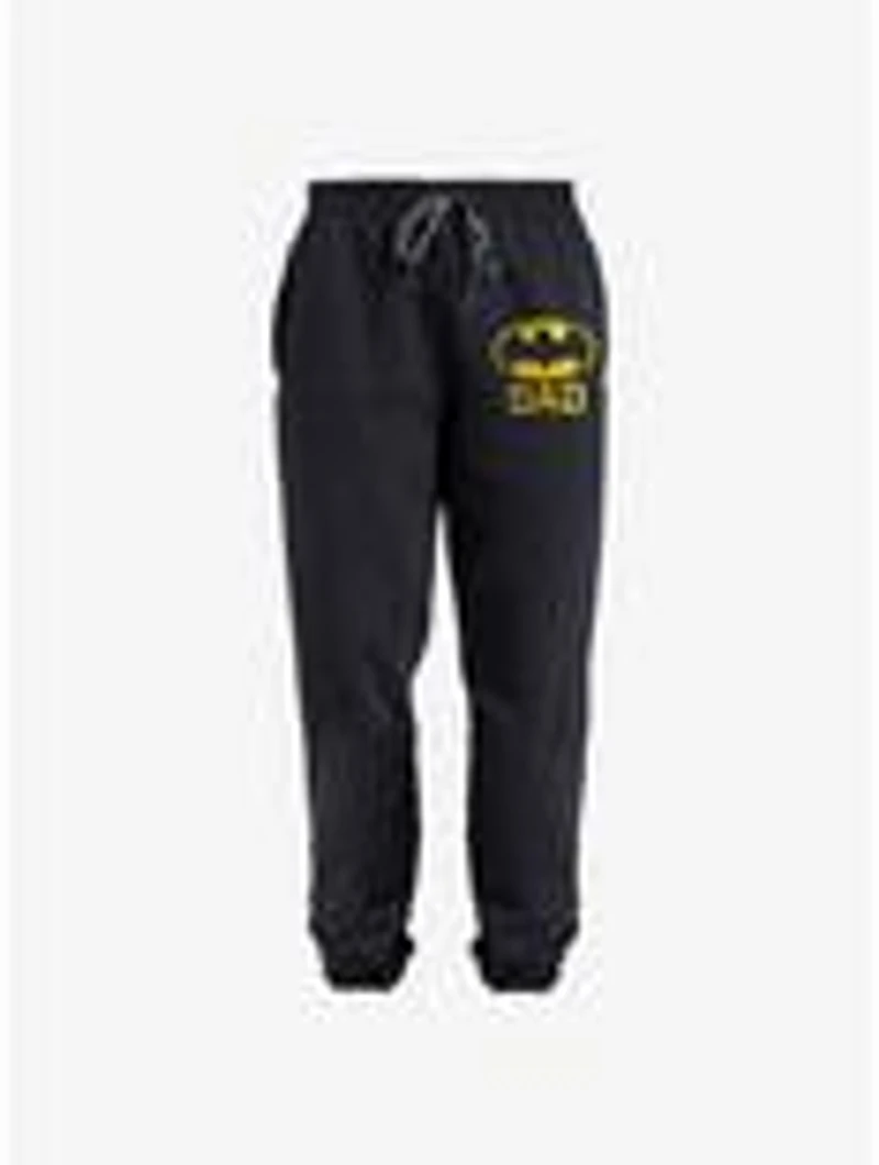 DC Comics Batman Bat Dad Shield Logo Jogger Sweatpants