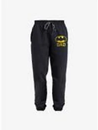DC Comics Batman Bat Dad Shield Logo Jogger Sweatpants