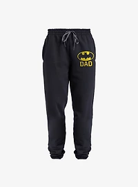 DC Comics Batman Bat Dad Shield Logo Jogger Sweatpants