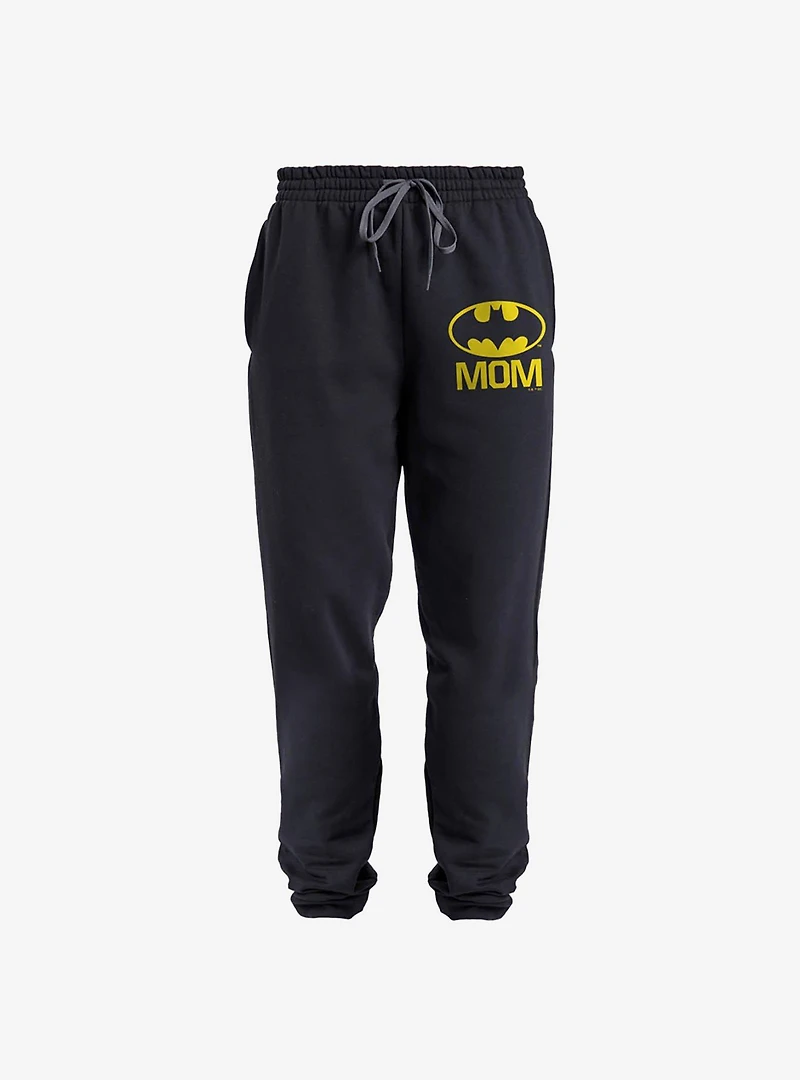 DC Comics Batman Bat Mom Shield Logo Jogger Sweatpants