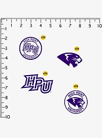High Point University HPU 100ct Sticker Pack