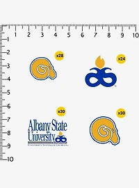 Albany State University 100ct Sticker Pack