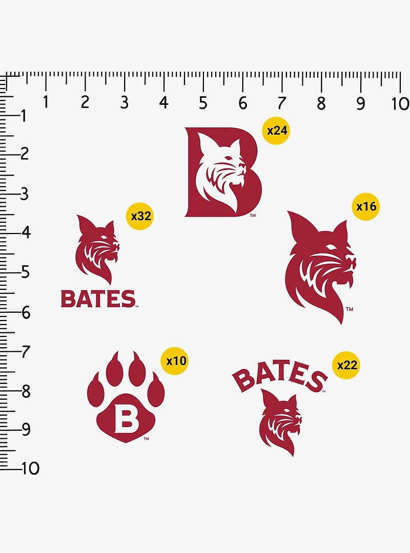 Bates College 100ct Sticker Pack