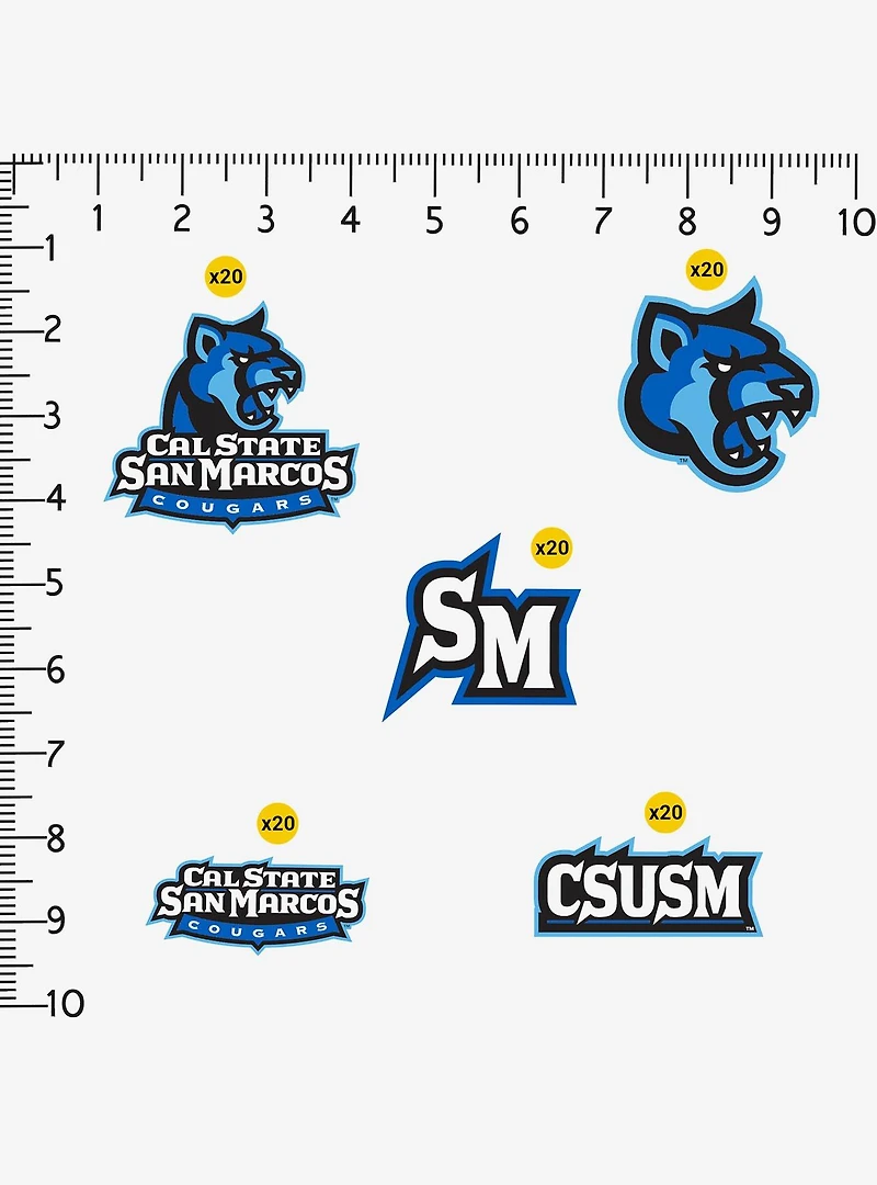 Cal State San Marcos 100ct Sticker Pack