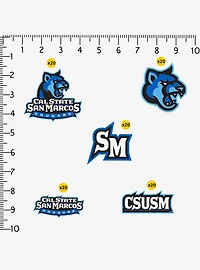 Cal State San Marcos 100ct Sticker Pack