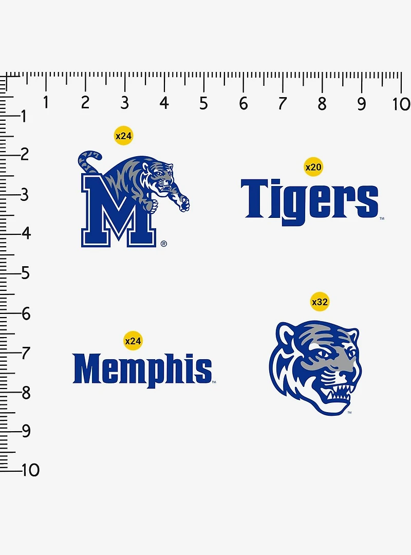 University of Memphis 100ct Sticker Pack