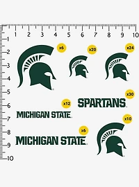 Michigan State University Spartans 100 Ct Sticker Pack