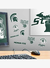 Michigan State University Spartans Basketball 100 Ct Sticker Pack