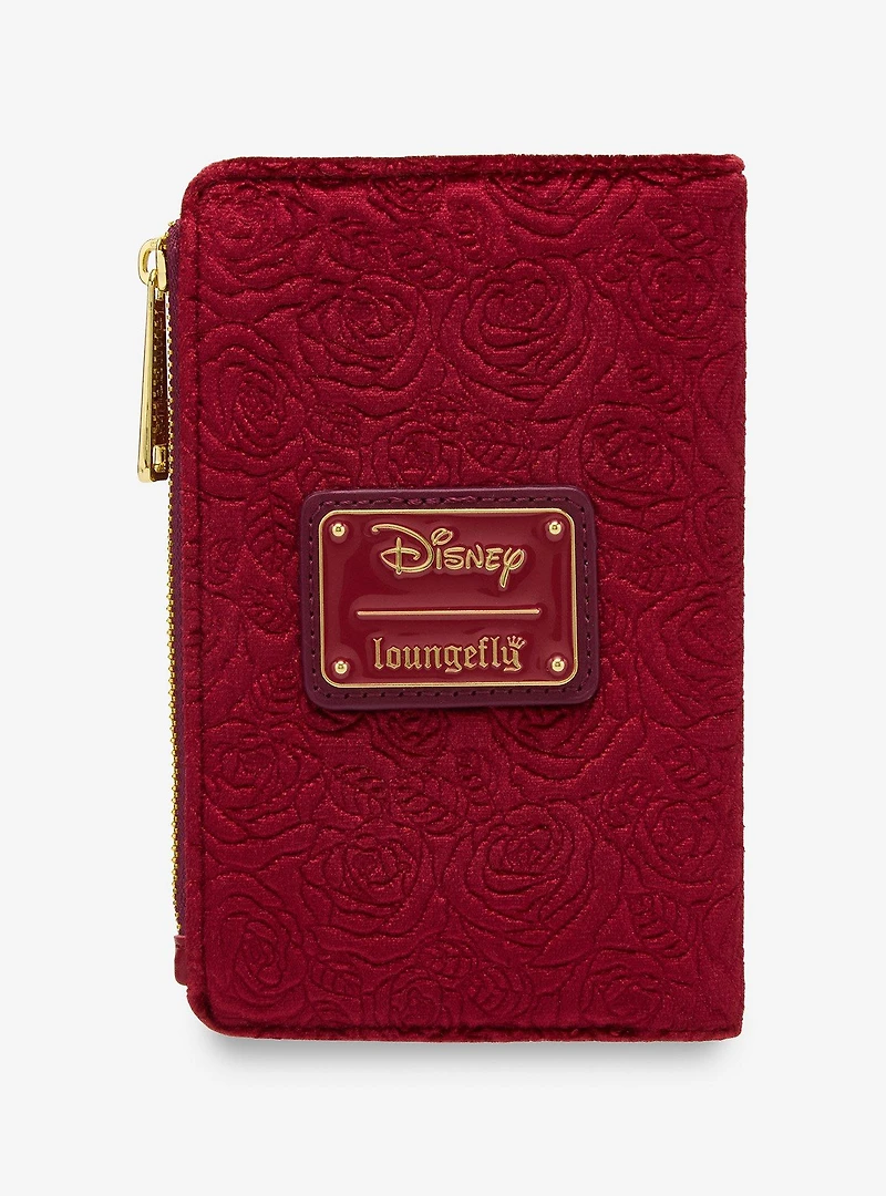 Loungefly Disney Beauty and the Beast Winter Ice Skating Zip Wallet — BoxLunch Exclusive