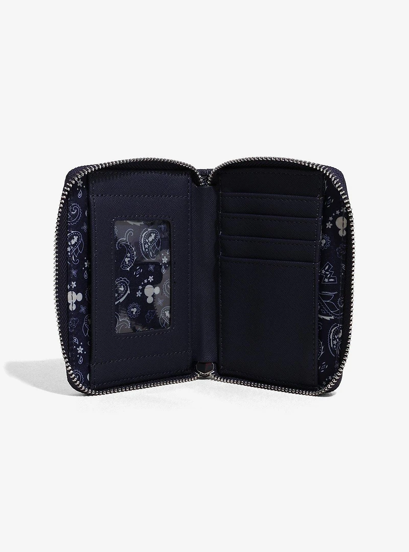 Loungefly Disney Mickey Mouse Patterned Zip Wallet — BoxLunch Exclusive