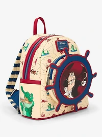 Disney Peter Pan Captain Hook Ship Wheel Rotating Mini Backpack — BoxLunch Exclusive