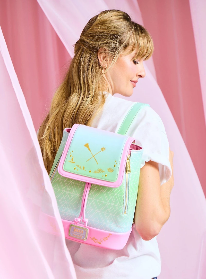 Loungefly Wicked Iridescent Ombré Mini Backpack - BoxLunch Exclusive