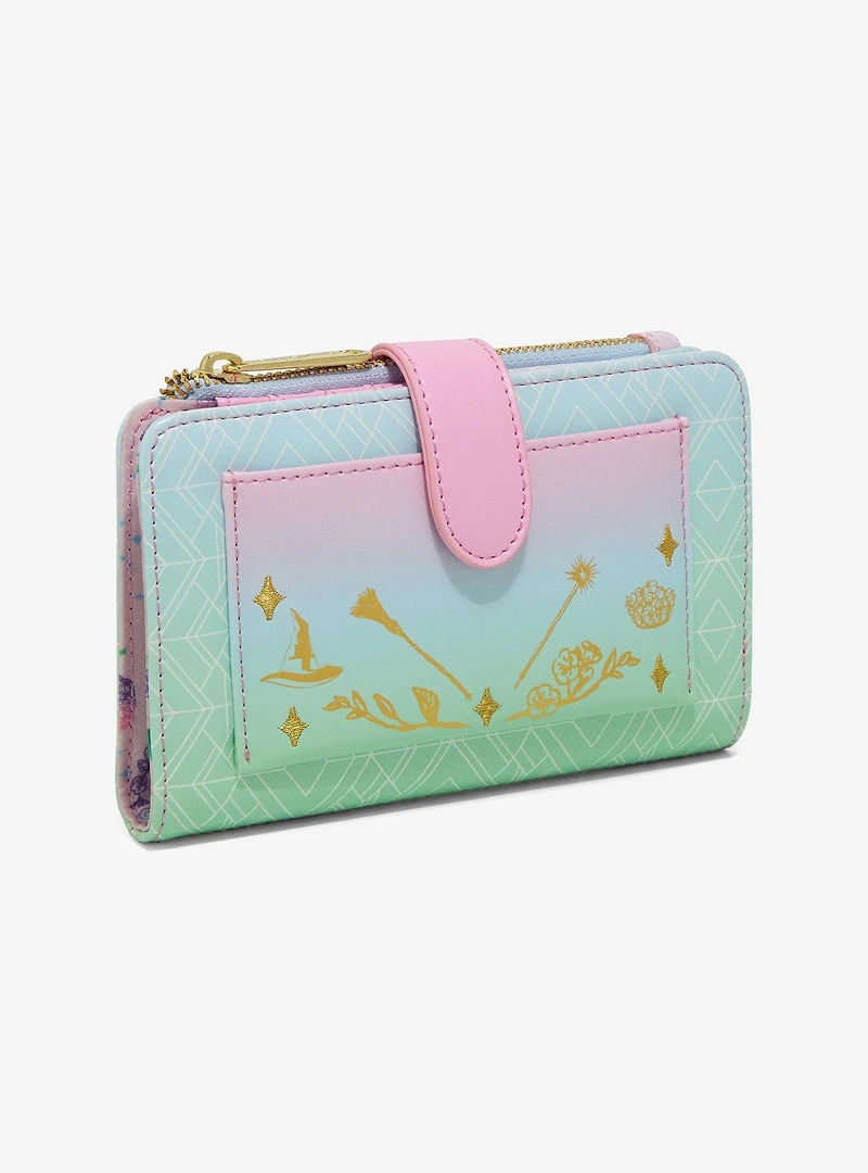 Loungefly Wicked Iridescent Ombré Wallet - BoxLunch Exclusive