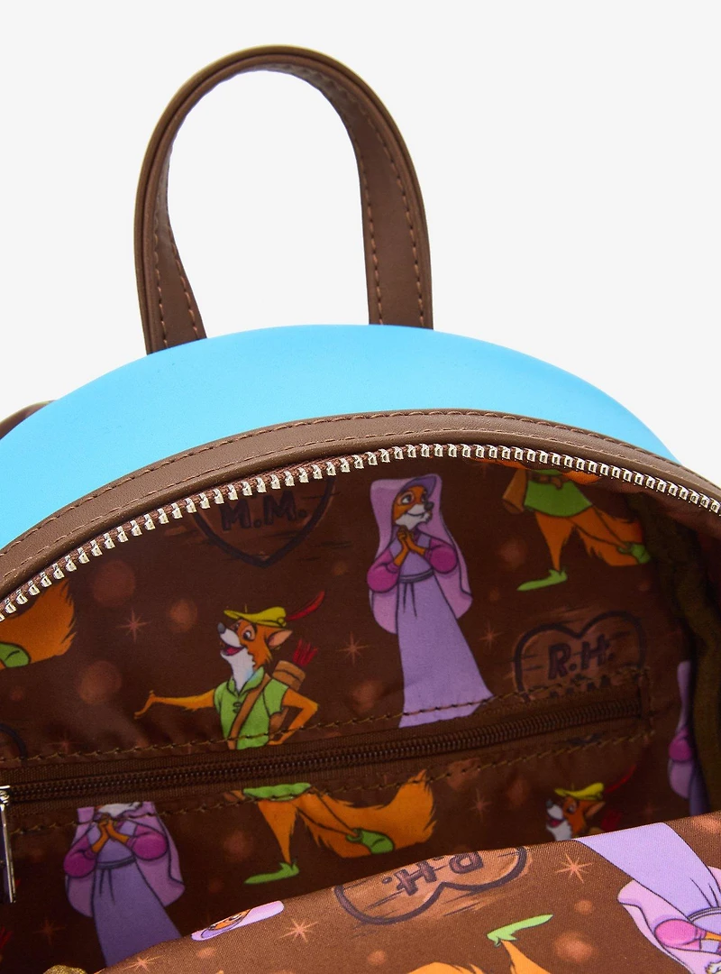 Loungefly Disney Robin Hood & Maid Marian Sky Mini Backpack - BoxLunch Exclusive
