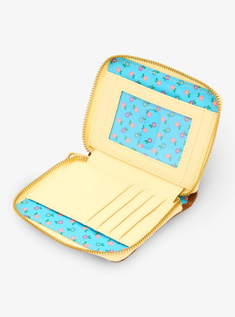 Loungefly Disney Tangled Pascal Flower Zip Wallet — BoxLunch Exclusive