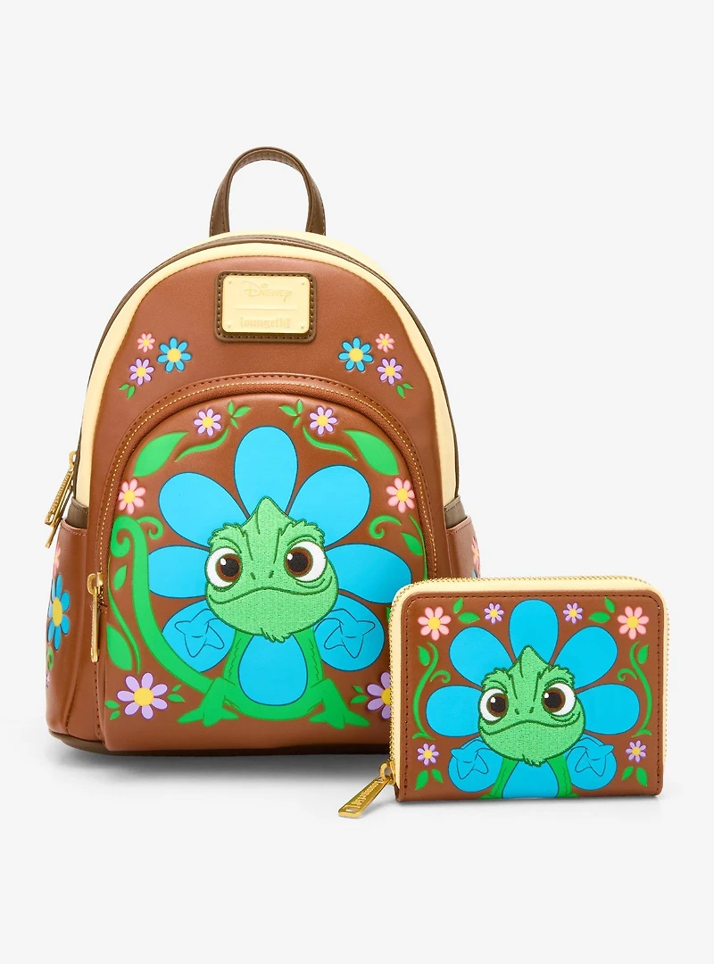 Loungefly Disney Tangled Pascal Flower Zip Wallet — BoxLunch Exclusive