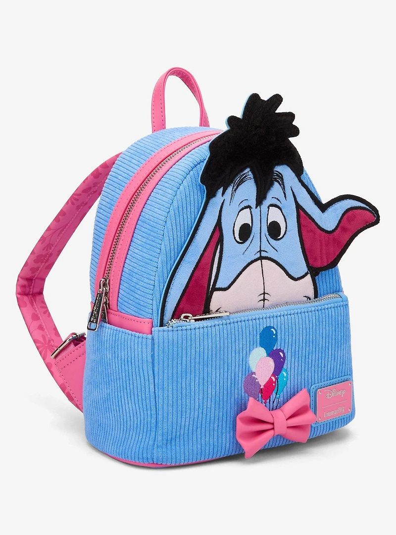 Loungefly Disney Winnie the Pooh Eeyore Peeking Corduroy Mini Backpack — BoxLunch Exclusive