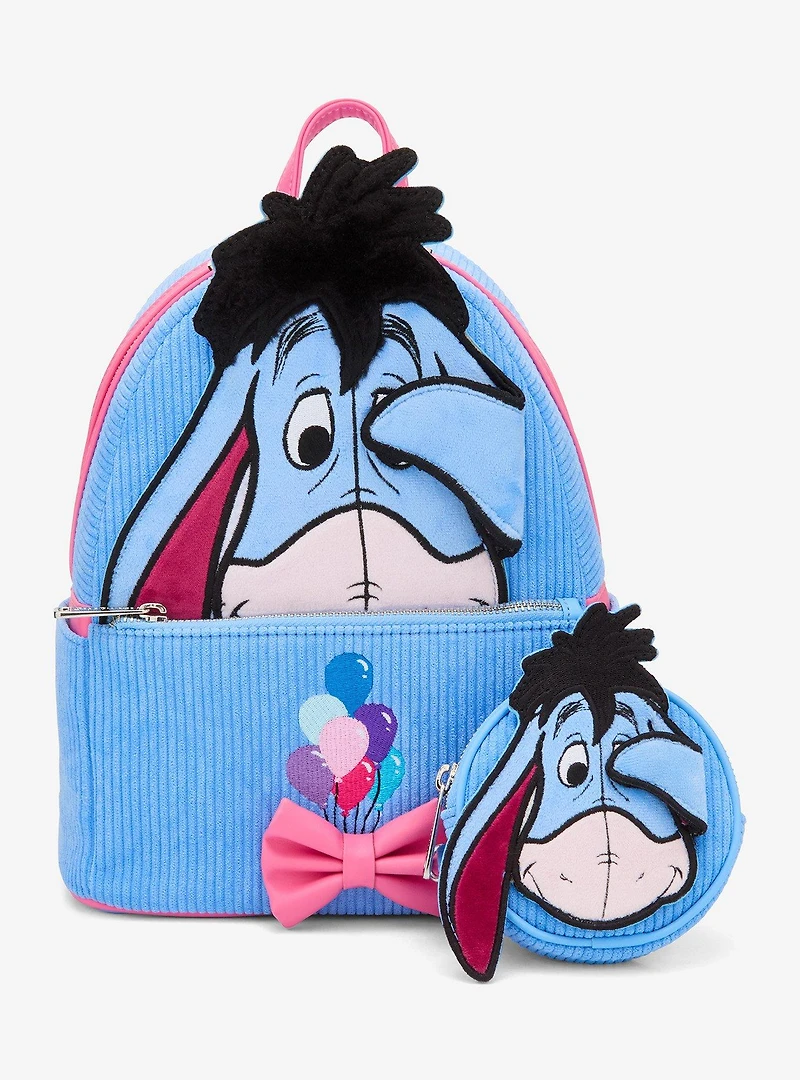 Loungefly Disney Winnie the Pooh Eeyore Peeking Corduroy Mini Backpack — BoxLunch Exclusive