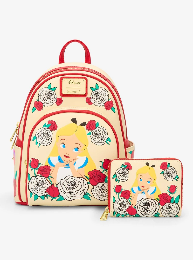 Loungefly Disney Alice in Wonderland Color Changing Roses Zip Wallet — BoxLunch Exclusive