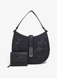 Loungefly Disney The Nightmare Before Christmas Jack & Sally Scene Tonal Handbag - BoxLunch Exclusive