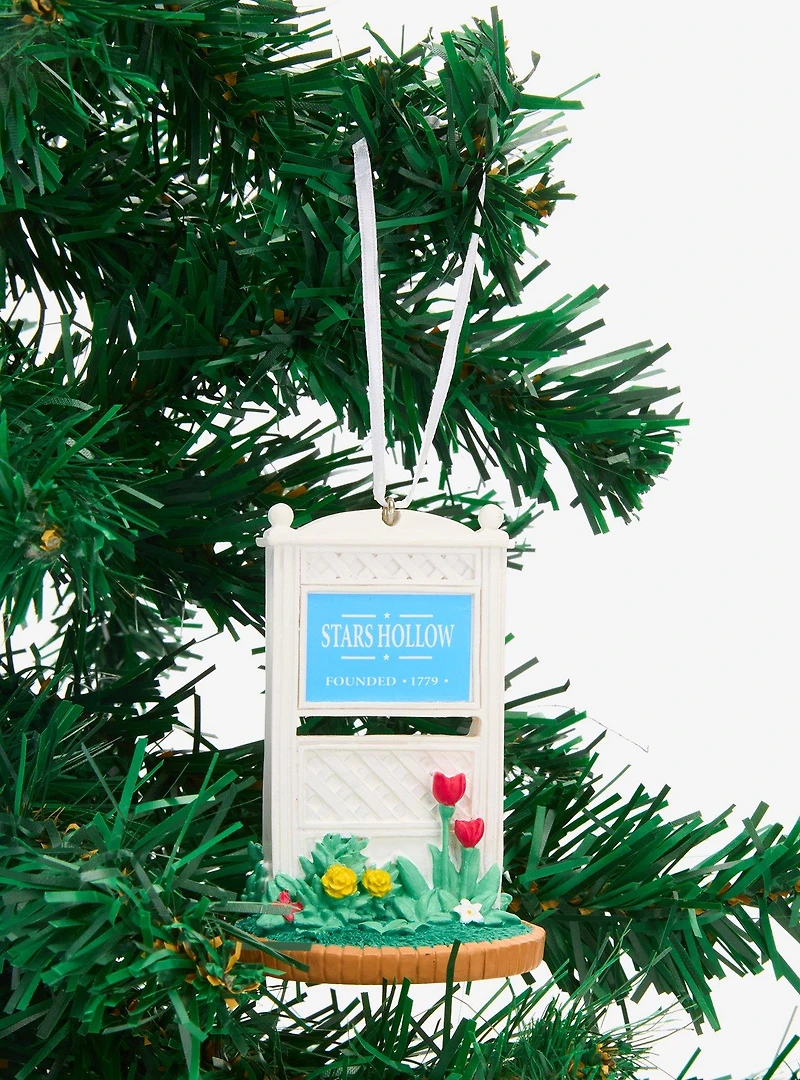 Hallmark Gilmore Girls Stars Hollow Sign Figural Ornament
