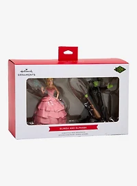 Wicked Elphaba & Glinda Figural Ornament Set