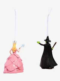Wicked Elphaba & Glinda Figural Ornament Set