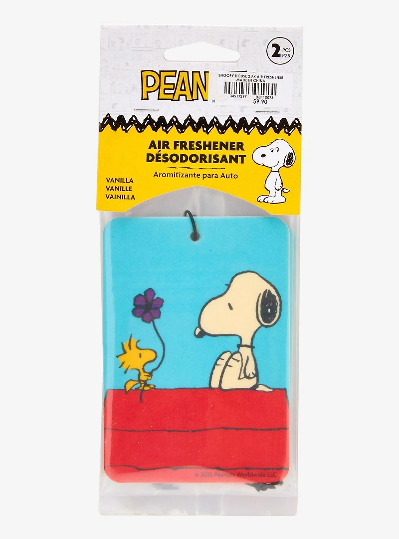 Peanuts Snoopy Doghouse Vanilla Scented Air Freshener Set