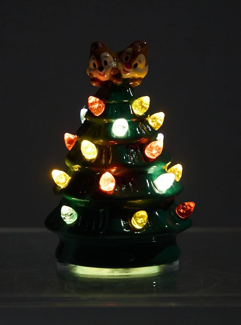Disney Chip & Dale Light-Up Mini Christmas Tree Figure - BoxLunch Exclusive