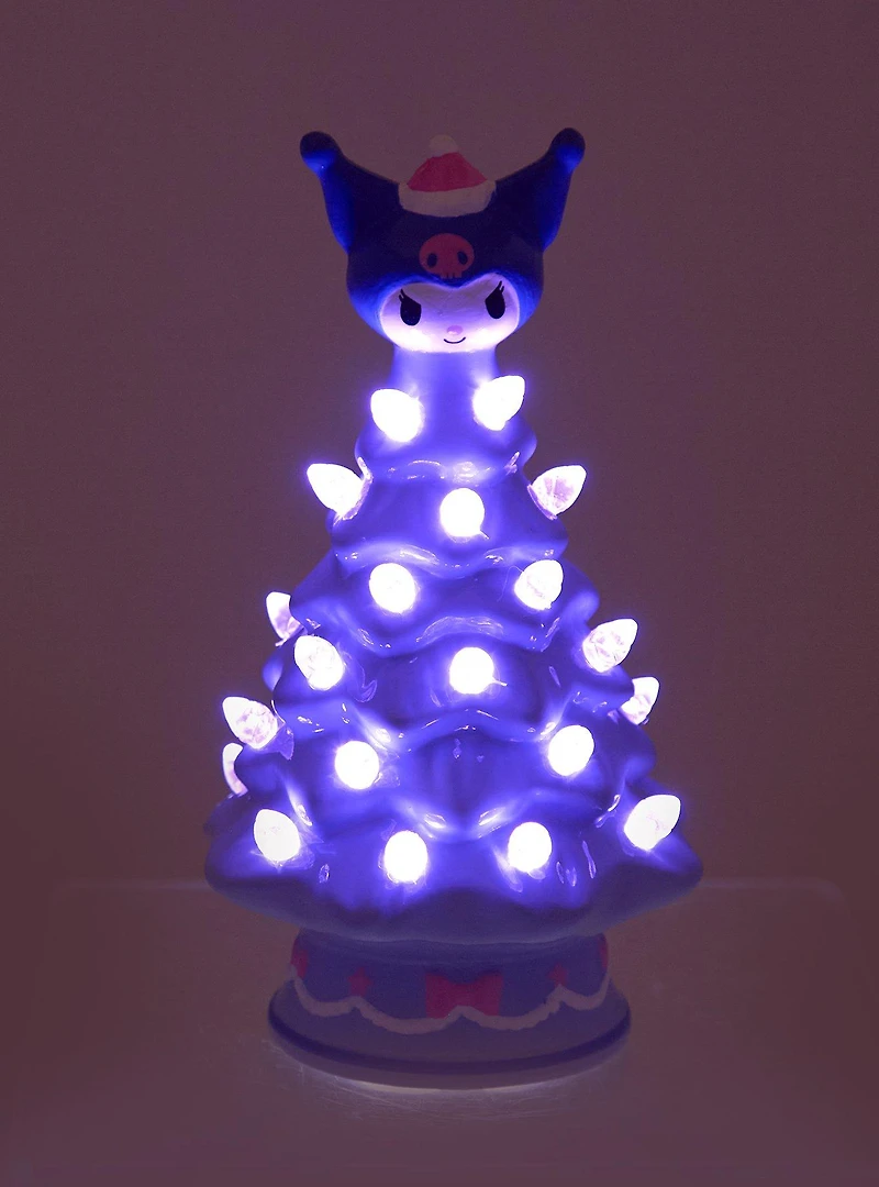 Sanrio Kuromi Purple Light-Up Mini Christmas Tree Figure - BoxLunch Exclusive
