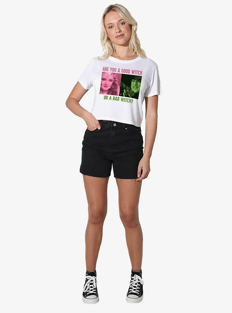 The Wizard of Oz "Good Witch or Bad Witch" Women's Crop Top T-Shirt