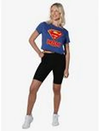 DC Comics Superman "Super Mom" Women's Crop Top T-Shirt