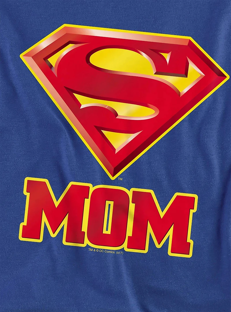 DC Comics Superman "Super Mom" Women's Crop Top T-Shirt