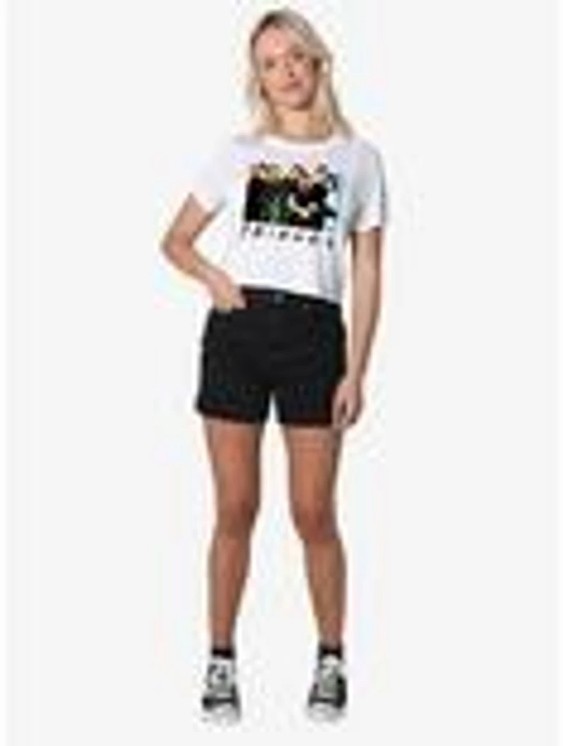 Friends Cast Logo Women's Crop Top T-Shirt