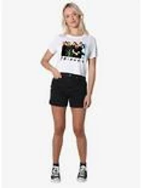 Friends Cast Logo Women's Crop Top T-Shirt