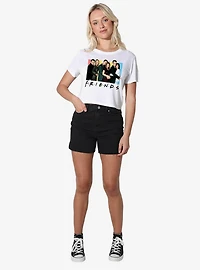 Friends Cast Logo Women's Crop Top T-Shirt