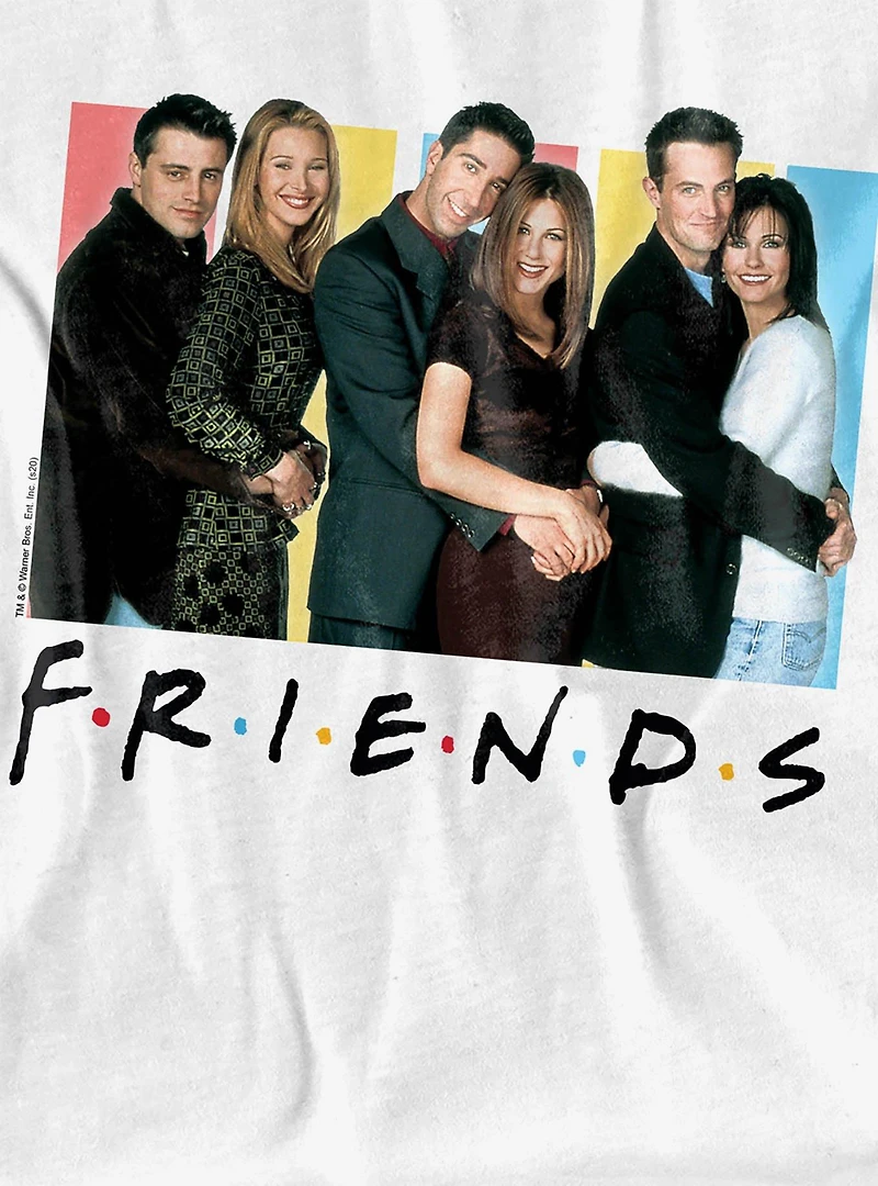 Friends Cast Logo Women's Crop Top T-Shirt