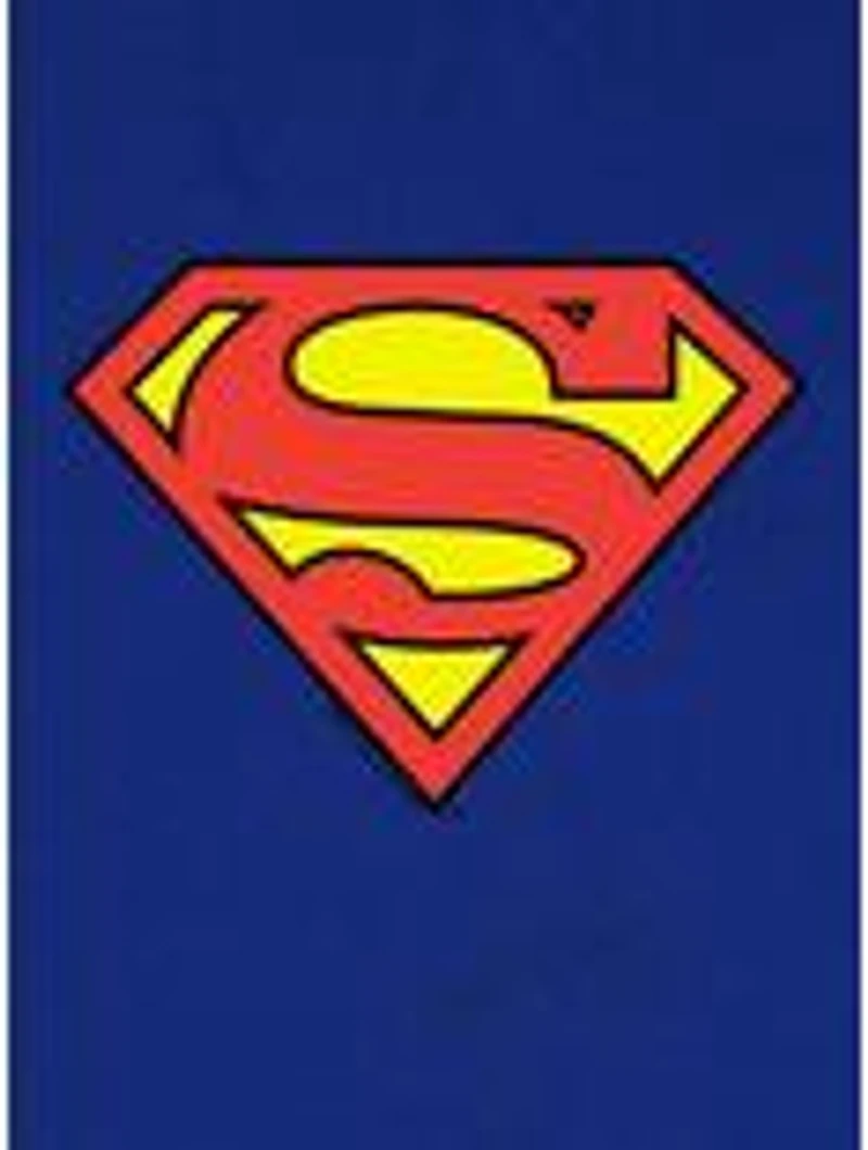 DC Comics Superman Classic Logo Cap Sleeve Baby Rib Women's Crop Top