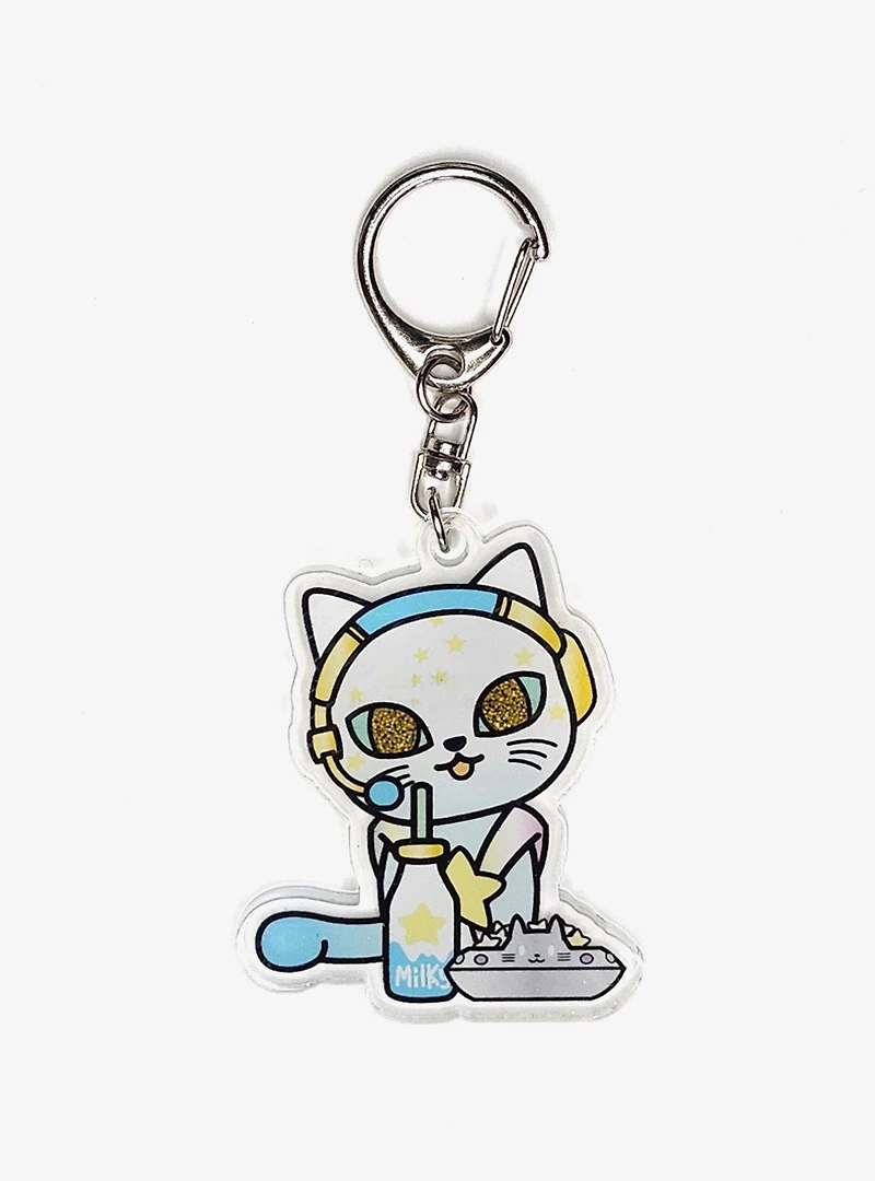 tokidoki Galactic Cats Blind Box Acrylic Keychain