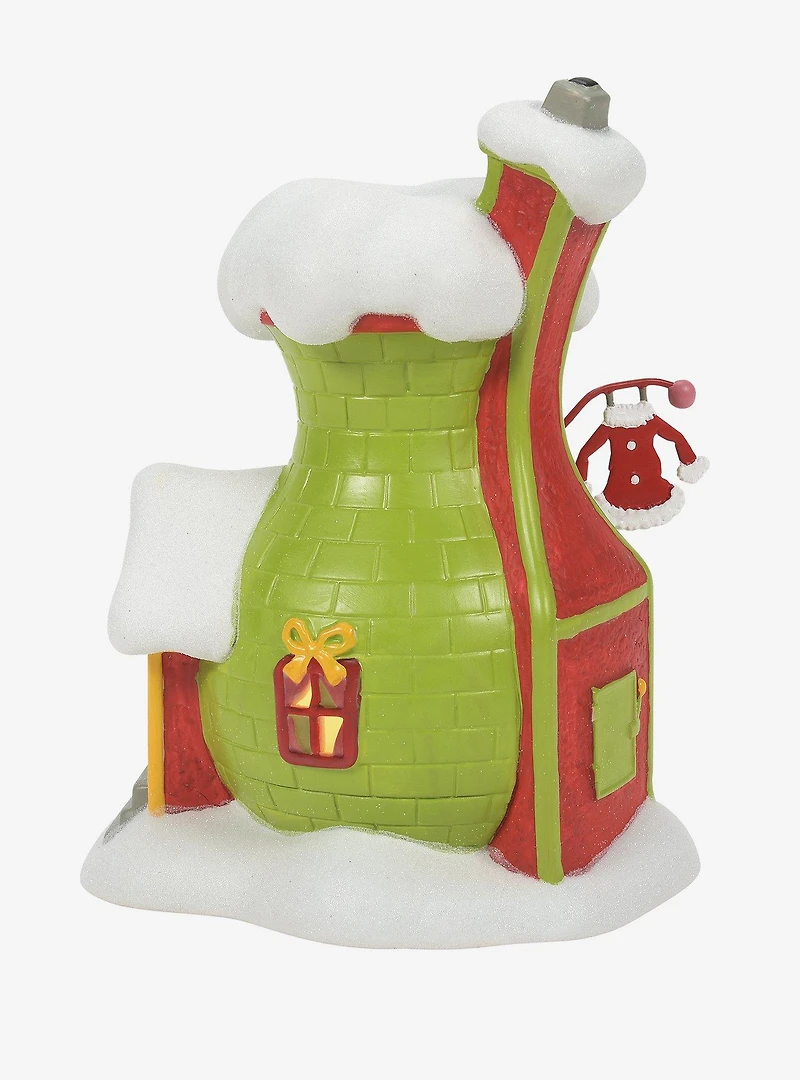 Department 56 How the Grinch Stole Christmas Light-Up Santy Suit Shoppe