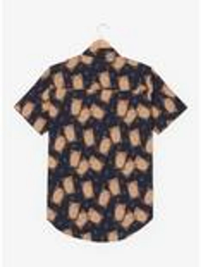 Magic: The Gathering Cards Allover Print Woven Button-Up - BoxLunch Exclusive
