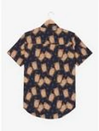 Magic: The Gathering Cards Allover Print Woven Button-Up - BoxLunch Exclusive