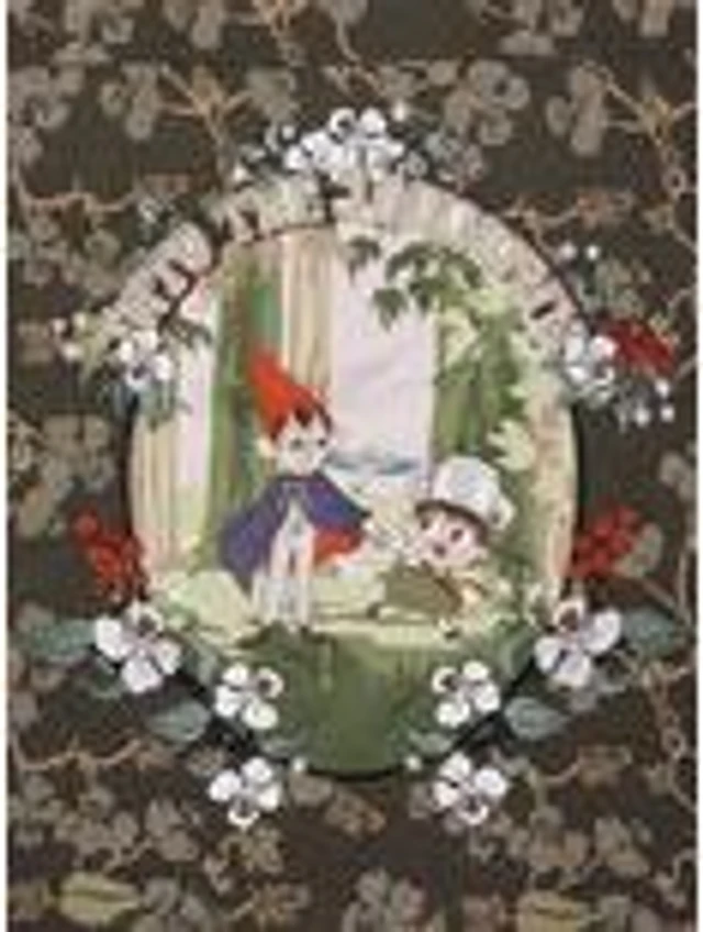 Over The Garden Wall Floral Icons Drawstring Mini Backpack  display picture 3