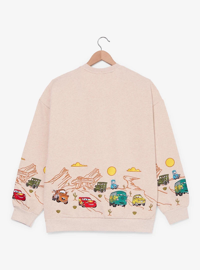Disney Pixar Cars Radiator Springs Embroidered Crewneck - BoxLunch Exclusive