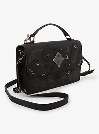 Wednesday Embroidered Icons Crossbody Bag - BoxLunch Exclusive