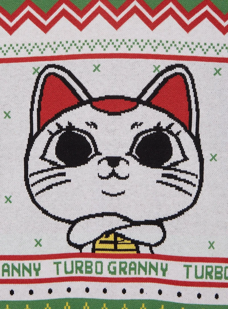 Dandadan Turbo Granny Holiday Sweater - BoxLunch Exclusive